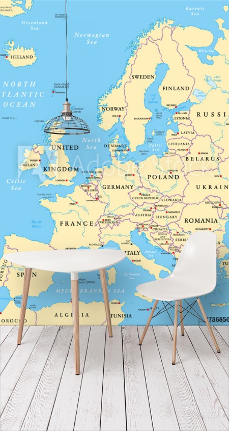 Bild på Europe Political Map